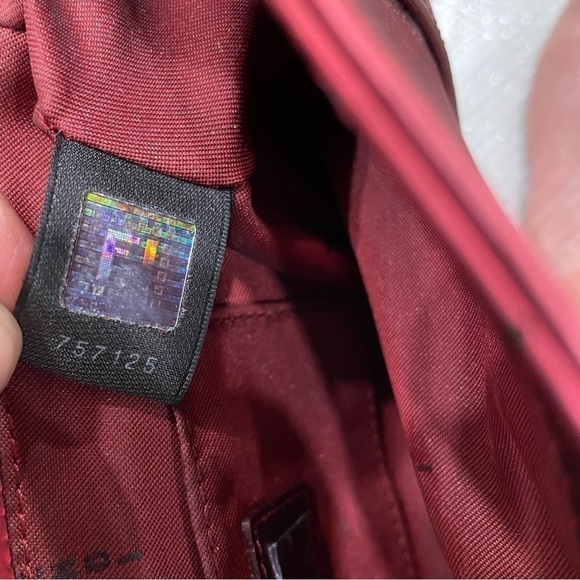 FENDI Authentic Metallic Red Leather Baguette Compilation - Picture 14 of 17